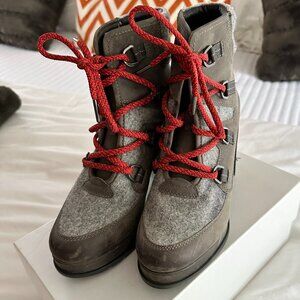 Sorel Blake Waterproof Lace-Up Block Heel Boots